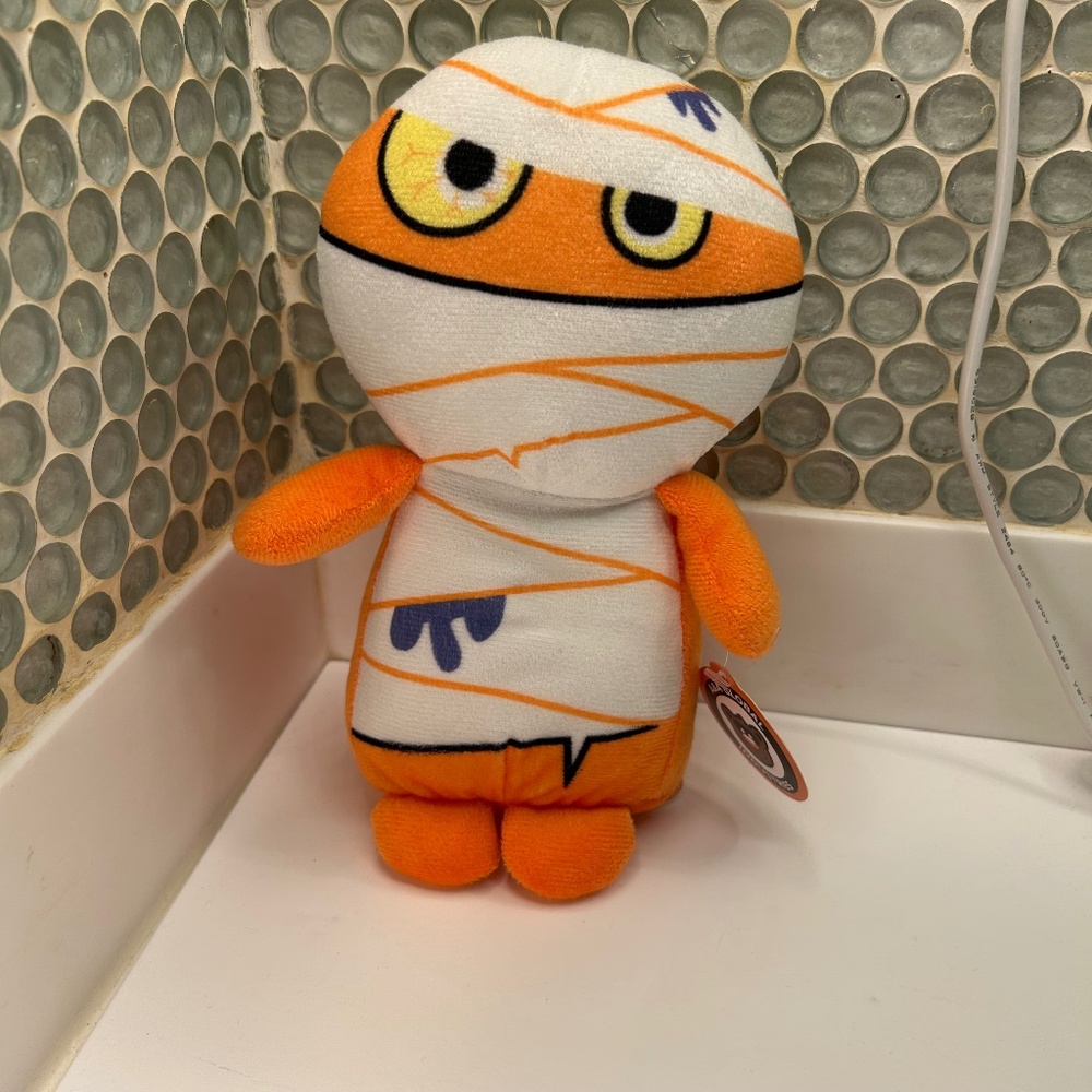 A & A Global Industries Halloween Mummy Plush 8” tall